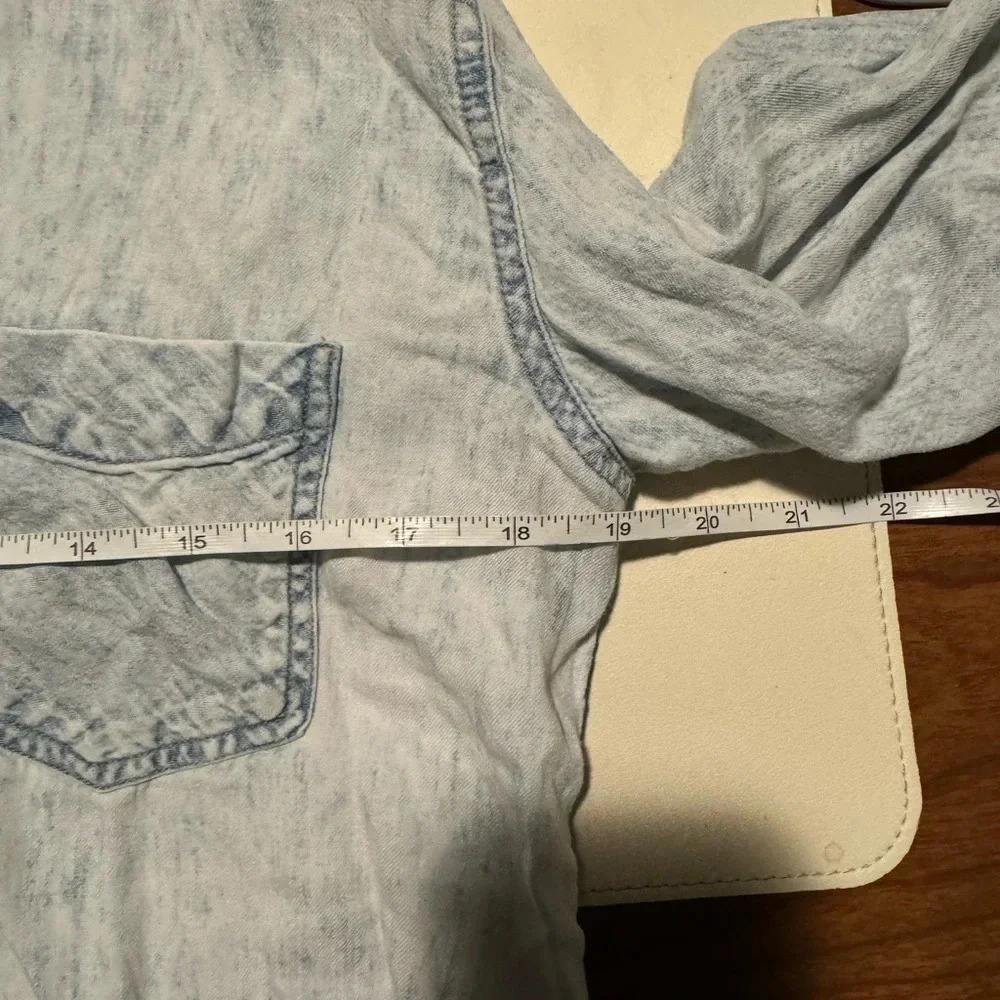 Rails Ingrid Raw Hem Shirt Small - Picture 4 of 5
